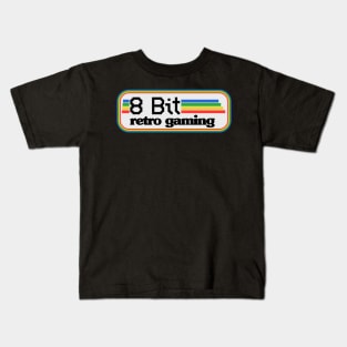 8 Bit Gaming Old Game 16 Bit Gaming Retro Vintage Kids T-Shirt